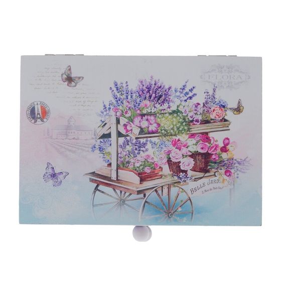 Шкатулка для украшений музыкальная, Д17 Ш12,5 В13 см