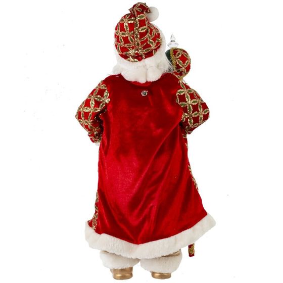 Дед Мороз ( муз , движ), L40 W25 H65 см