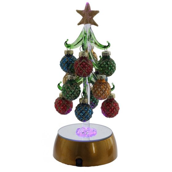 Изделие декоративное &quot;Ёлка&quot; с подсветкой (AAx3 н/п), L8,5 W8,5 H20 см