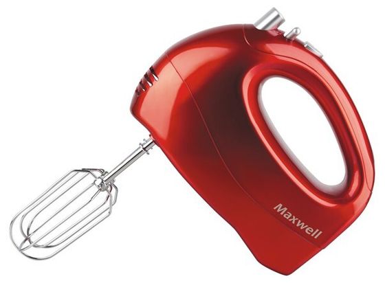 Миксер ручной Maxwell MW-1357 (R) 300Вт красный