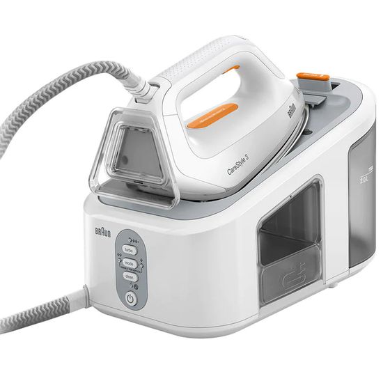 Парогенератор Braun IS3132WH 2400Вт белый/оранжевый