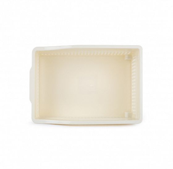 Контейнер Лофт на колесах широкий 305х210х125мм слоновая кость