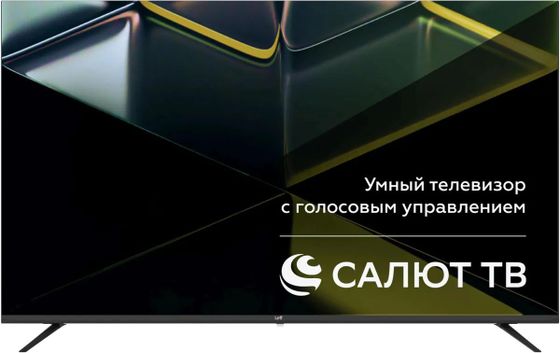 Телевизор LED 55&quot; Leff 55U680T UHD SMART черный SmartTV безрамочный