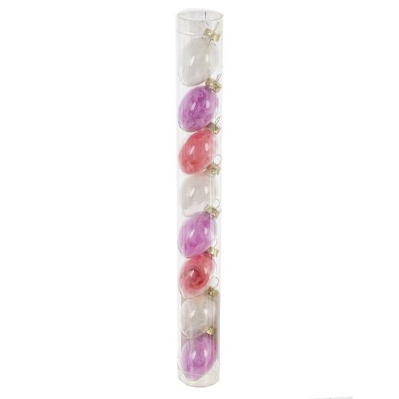 Набор из 8-ми изделий декоративных подвесных "Яйцо пасхальное" (3*4), L3,5 W3,5 H32 см