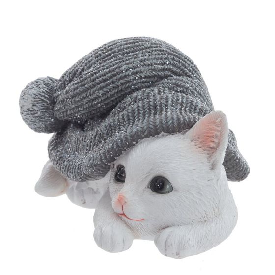 Фигурка декоративная &quot;Котёнок&quot;, L14 W9,5 H7,5 см, 2в.