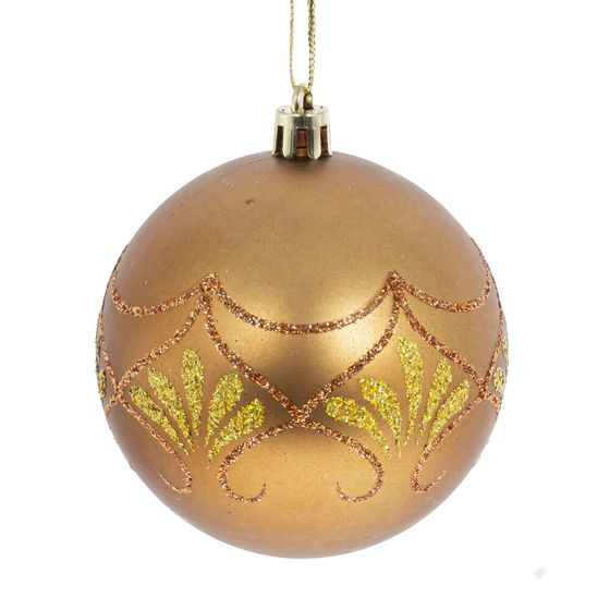 Набор из 12шт Украшение новогоднее "Шар", D 8 см, L35 W27 H8,5 см