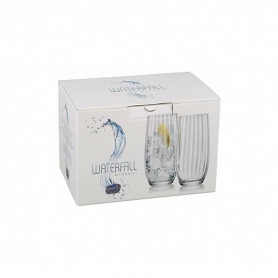 Набор стаканов WATERFALL 6шт 350мл