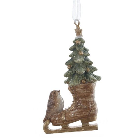 Фигурка декоративная подвесная "Коньки", L4,5 W2,5 H8 см, 4в.