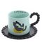 Кружка с блюдцем, 320 мл, L16 W15 H9 см, 3в.