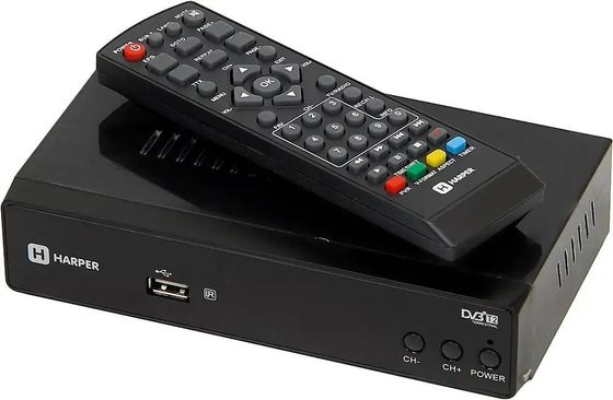 Ресивер DVB-T2 Harper HDT2-5010 черный
