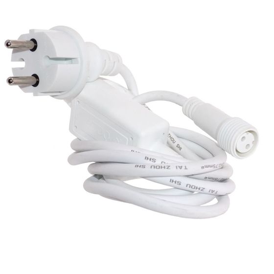 Шнур с адаптером и вилкой для уличной гирлянды, D 0,5 см L150 W3 H2 см