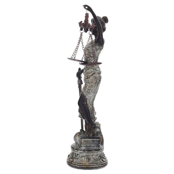 Фигурка декоративная "Фемида", L11 W7,5 H30 см