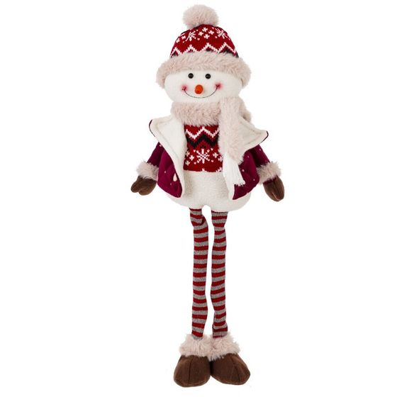 Игрушка набивная &quot;Снеговик&quot;, L20 W16 H53 см, 2в.