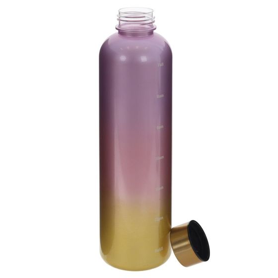 Бутылка, 1000 мл, L7,5 W7,5 H28,5 см, дизайн микс