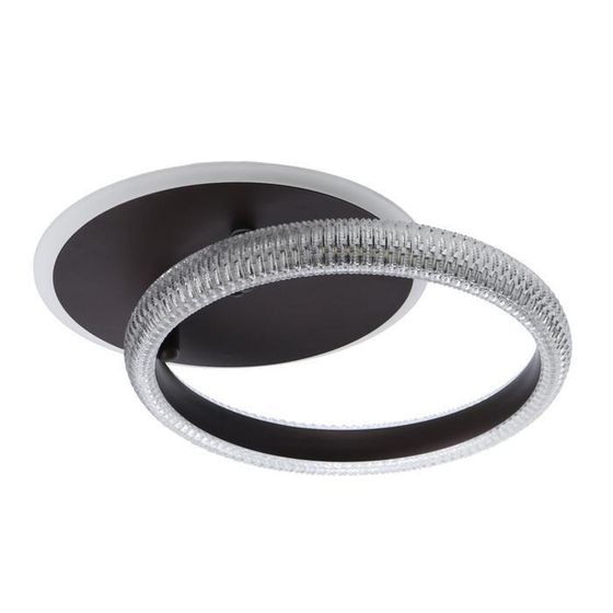 Люстра с ПДУ 1142/1 LED+подсветка 68Вт 3000К-6000К диммер кофе 41,5х34х10 см BayerLux