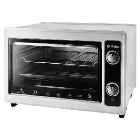 Мини-печь Delta D-0122 белая 37л 1300Вт