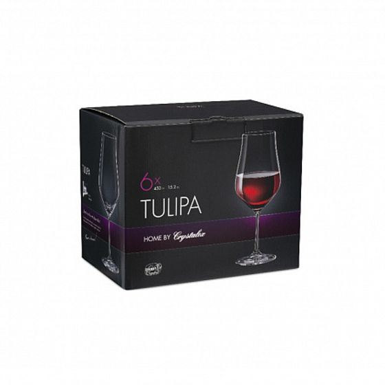 Набор бокалов для вина TULIPA 6шт 450мл