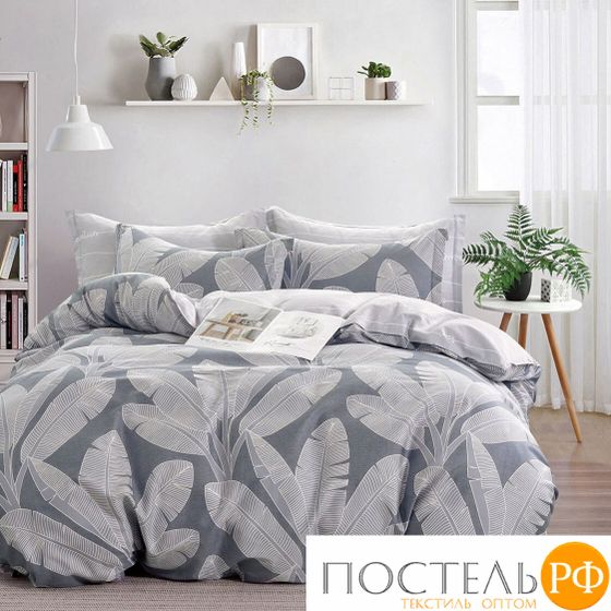 TPIG6-1245 КОД1038, Twill евро 4 наволочки, 50x70 (2 шт), 70x70 (2 шт), Сатин (Твил), Коробка