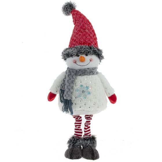 Игрушка набивная &quot;Снеговик&quot; (3xLR44), L22 W14 H61/42 см, 2в.