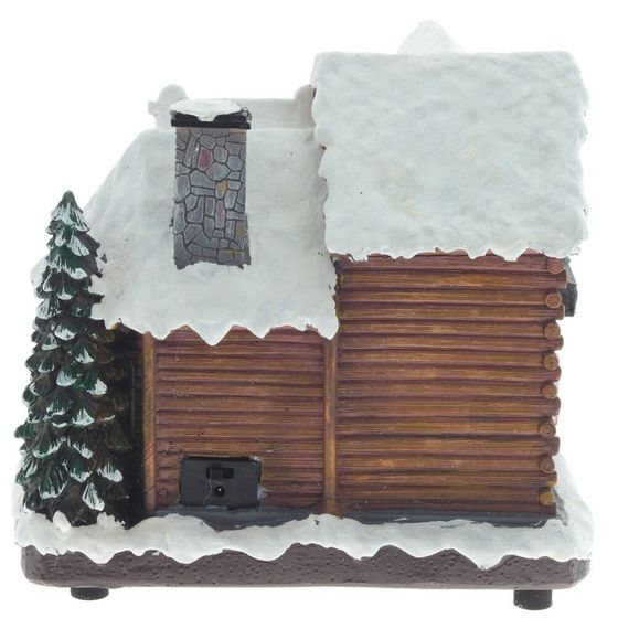 Фигурка декоративная &quot;Рождество&quot; (4 мелодии, подсвет, движ, 3xAA н/п, +USB), L23 W16,5 H21 см