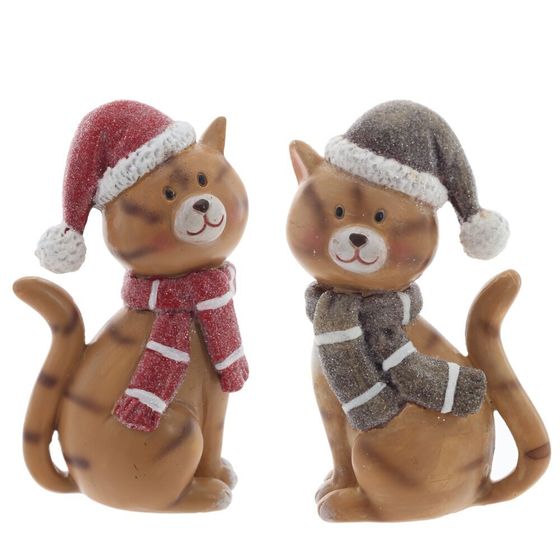 Фигурка декоративная &quot;Кошка&quot;,  L5 W4 H9 см, 2в.