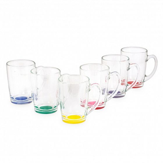 Кружка УТРО РЭЙНБОУ 320мл (микс цветов)