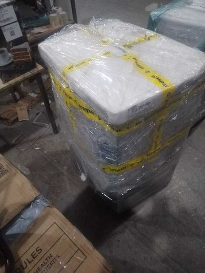 УЦЕНКА-Стиральная машина Beko WSPE7H616S серебристый, 7.5кг, 1200об/мин-(на запчасти, треснут бак, б/у, без документов)