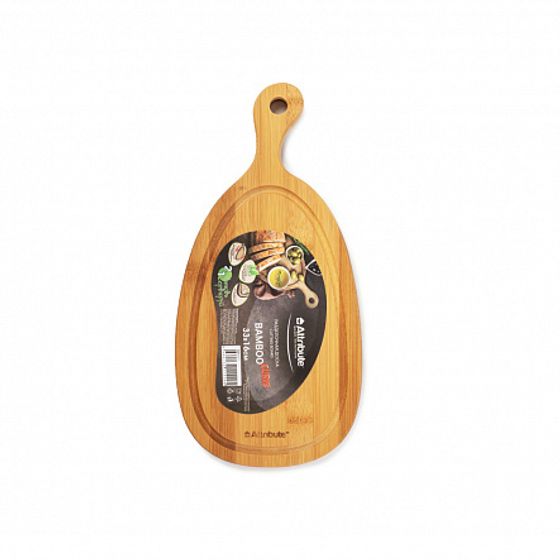 Разделочная доска BAMBOO CURVE 33х16х1.5см