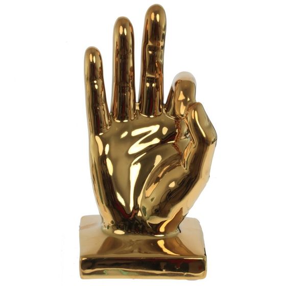 Фигурка декоративная &quot;Рука&quot;, L8,5 W7,5 H18 см, 2в.