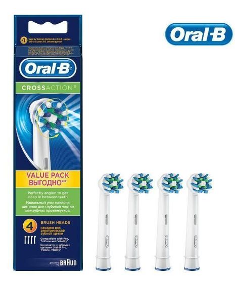 Насадка для зубной щетки Oral-B EB50-4 4шт (для Oral-B)
