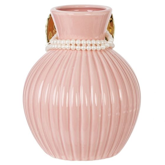 Ваза с ожерельем, 1000 мл, L12,5 W13 H17 см