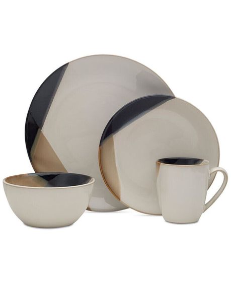 Gourmet Basics by Caden 16-Pc. Dinnerware Set