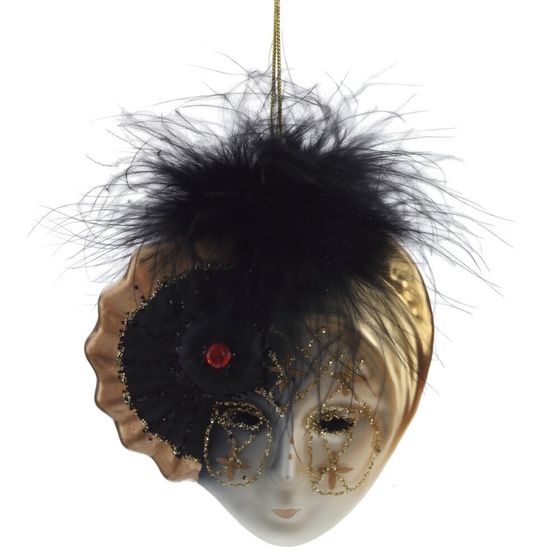 Украшение новогоднее "Маска", L9,5 W3 H12 см