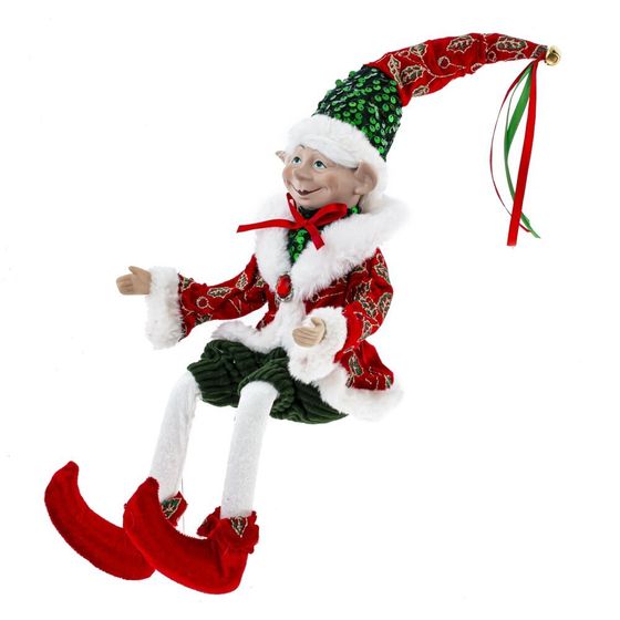 Игрушка набивная &quot;Эльф&quot;, L16 W10 H52 см (полка 24 см.)