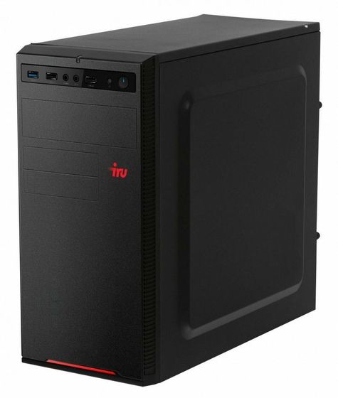 ПК IRU Опал 313 slim черный i3-10100 8Gb/256Gb UHDGr630 DOS (2057725)