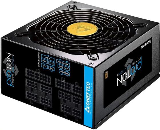 Блок питания 850W ATX Chiefitec Chieftec 850W (BDF-850C) {ATX v.2.3/EPS, 80+BRONZE &amp;gt;85%, A.PFC, 4x PCI-E (6+2-Pin), 9x SATA}