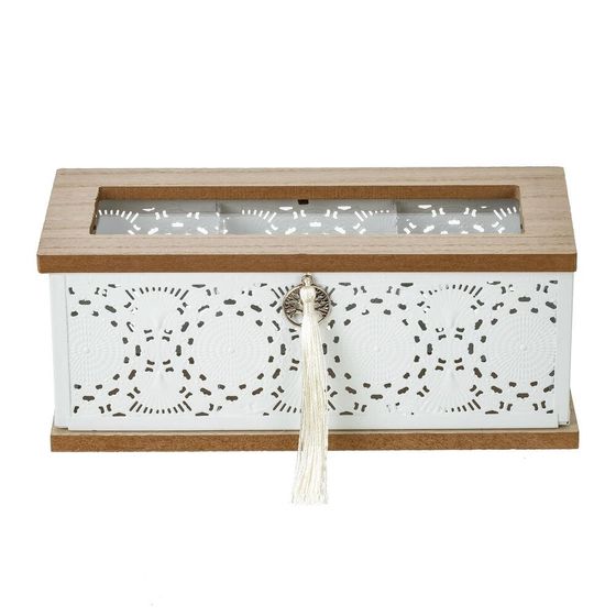 Шкатулка для чайных пакетиков, L22 W8,5 H9 см