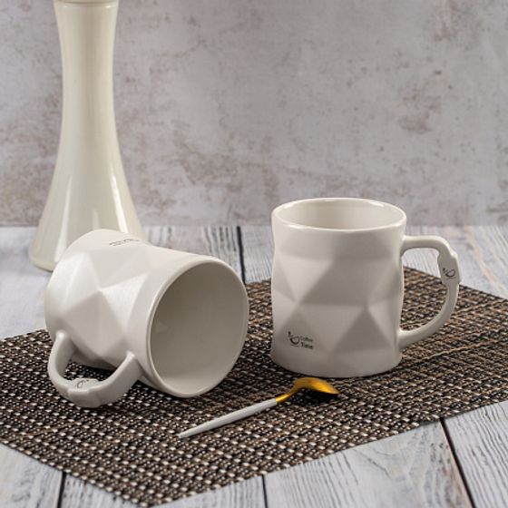 Кружка BLACK&WHITE белая 390мл