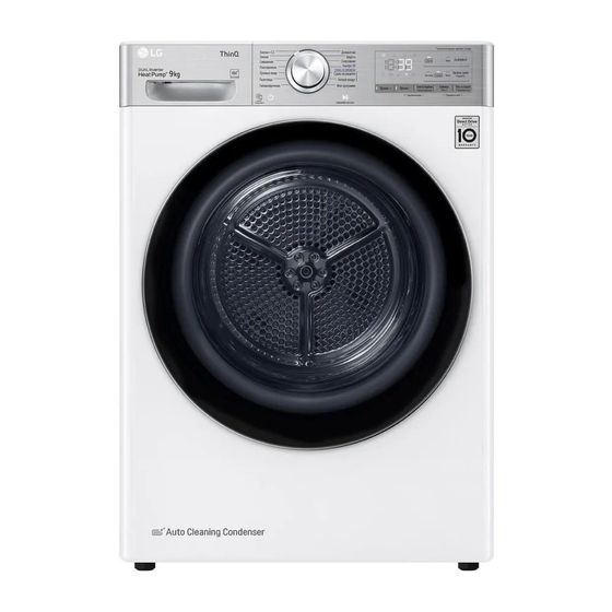 Сушильная машина LG DC90V9V9E белый 9кг