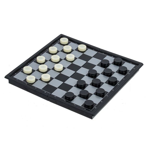 Игра настольная магнитная &quot;Шашки&quot;, Д15 Ш7,5 В2,5 см