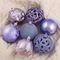 !09 Набор елочных игрушек - Ёлочные игрушки «Кэра», шары новогодние, d=6 см, набор 16 шт., сиреневый