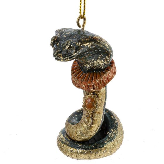 Фигурка декоративная подвесная &quot;Змея&quot;, L3,5 W4 H7,5 см, 4в.