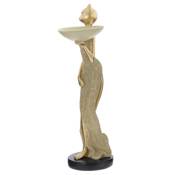 Фигурка декоративная "Кошка", Д15 Ш12 В33 см