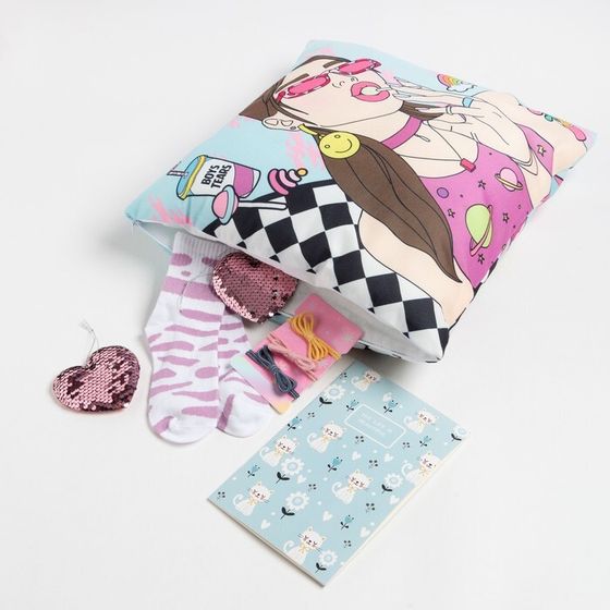 !Подарочный набор &quot;Girl power&quot; подушка-секрет, 40х40 см и аксессуары