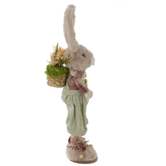 Фигурка декоративная "Заяц", L10 W13 H42 см