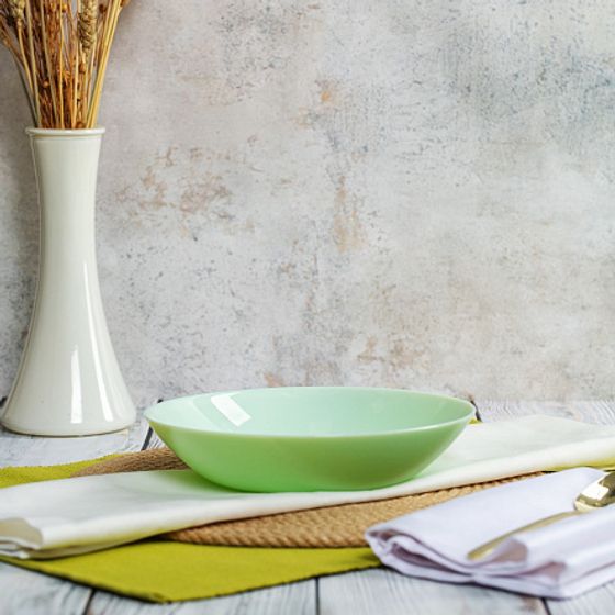 Тарелка суповая ZELIE PARADISE GREEN 20см