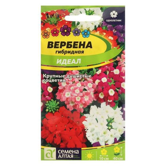 Семена цветов Вербена &quot;Идеал&quot;, гибридная, 0,1 г