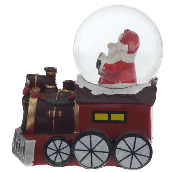 Фигурка декор в стекл шаре&quot;Дед Мороз/Снеговик&quot; (подсвет, LR44x2), D 5 см, L7,5 W5 H8 см, 3в.
