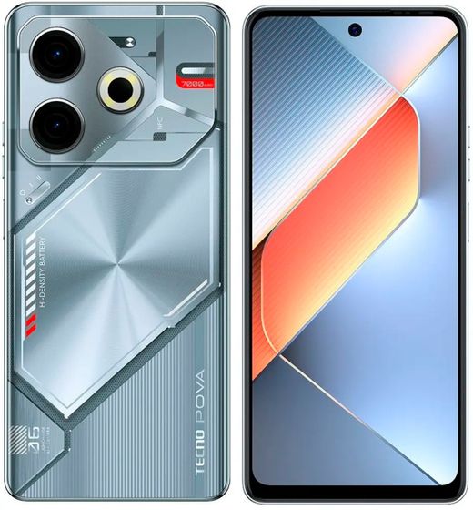 Смартфон Tecno Pova 6 Neo 8/128Gb серебристый (LI6 Starry Silver)