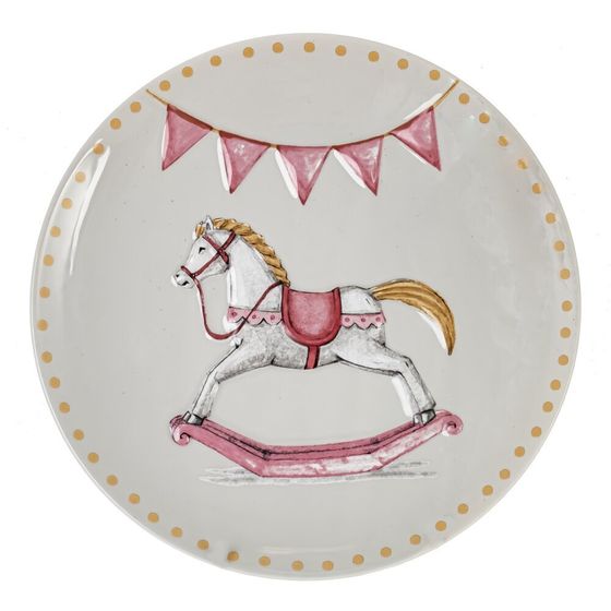 Тарелка &quot;Лошадка&quot;, L25 W25 H2,5 см